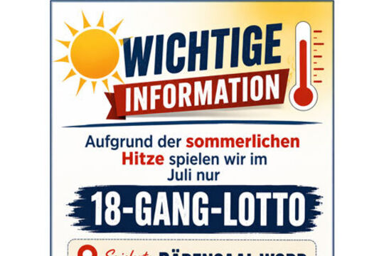 Bild Sonntag: 18 Gang-Lotto im B&auml;rensaal