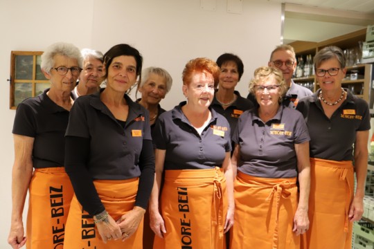 Das Service-Team der Senioren-Beiz