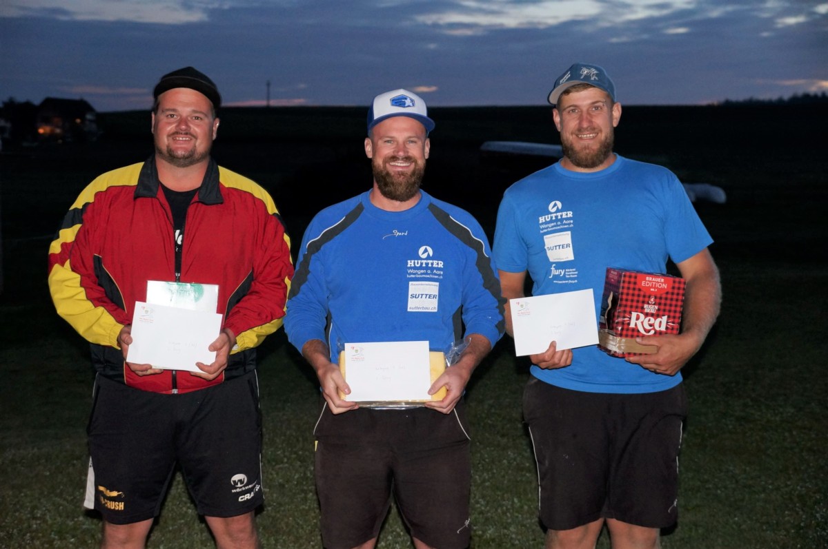 Podest 1. Kategorie vlnr Gerber Michael W&auml;lti Lukas Leuenberger Simon