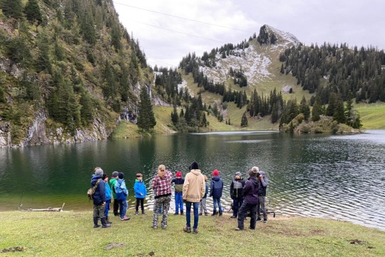 Fischen am Bergsee 1