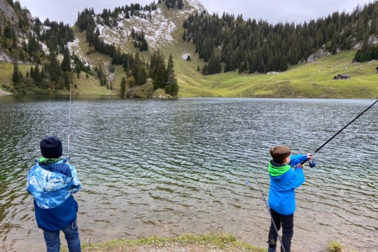 Fischen am Bergsee 2