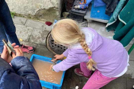 Speckstein schleifen 3